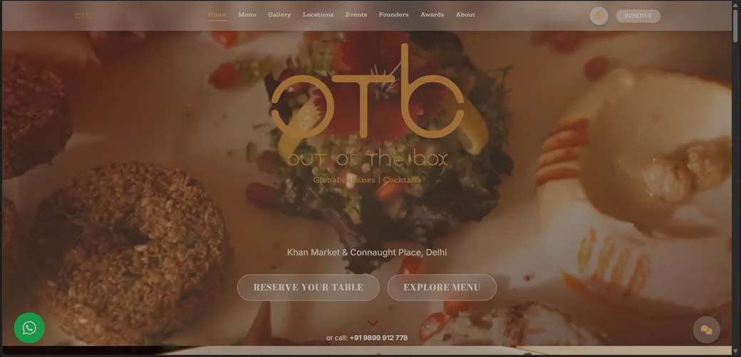 Dynamic Digital Menu Engine